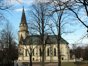 Polska. Chocznia - kościół parafialny
