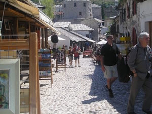 uliczka w zabytkowej części Mostaru