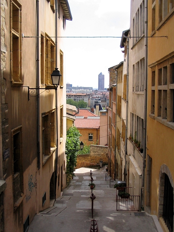 Lyon schody na la Fourviere