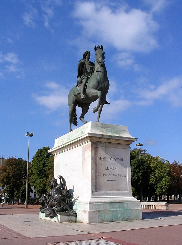 Lyon pl.  Bellecour Ludwik XIV