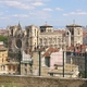 Lyon widok katedry ze zbocza la Fourviere