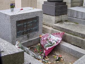 Paryż, grób Jim'a Morrison'a, współtwórcy The Doors