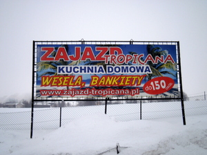 Zima - okolice Lubawy