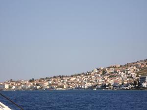Widok na wyspe Spetses 