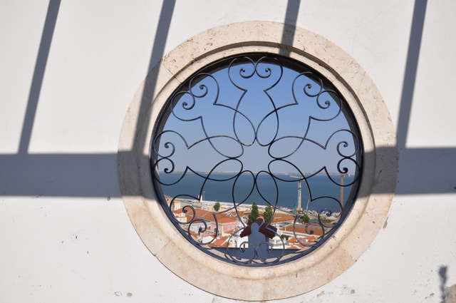 Lizbona - taras widokowy Santa Luzia