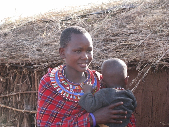 Masajka z dzieckiem