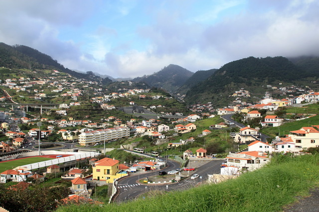 Machico- panorama miasta 