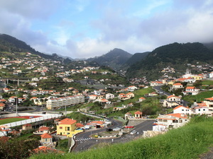 Machico- panorama miasta 