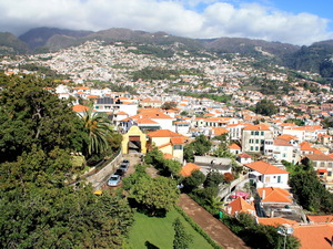 Funchal- panorama z fortu 