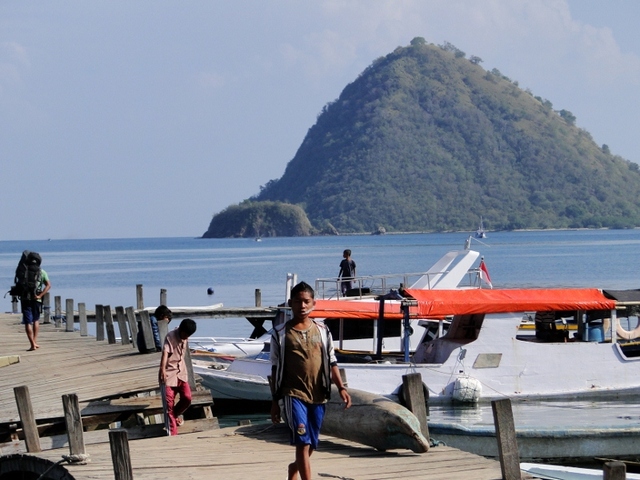 pomost -  Labuan Bajo, Flores