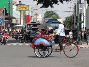 Jogjakarta - becak