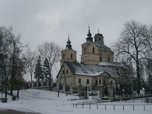 Kościół z plebanią