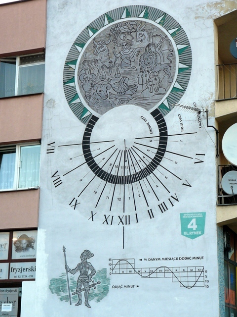 Wlodawa zegar sloneczny   kalendarz