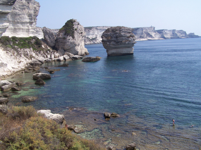 plaża pod Bonifacio