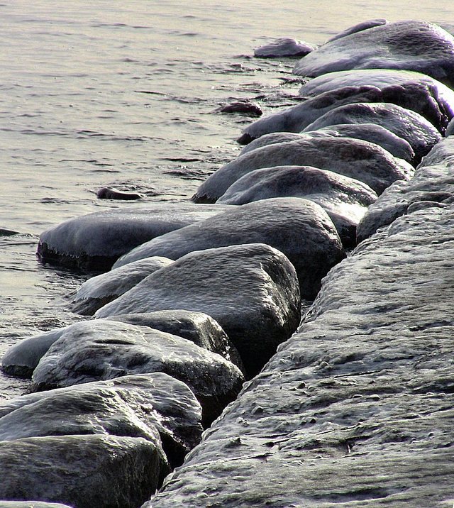 Gdynia - styczeń 2011 - bulwar  nadmorski