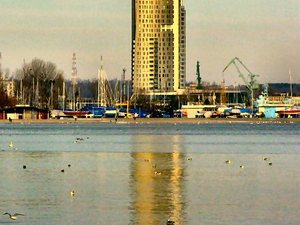 Gdynia - styczeń 2011 - bulwar  nadmorski