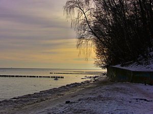 Gdynia - styczeń 2011 - bulwar  nadmorski