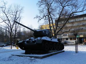 Czołg-pomnik T-34 w Gliwicach