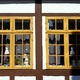 Stege okna w domu szachulcowym