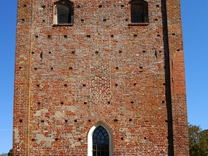 Keldby Kirke fasada wieżowa