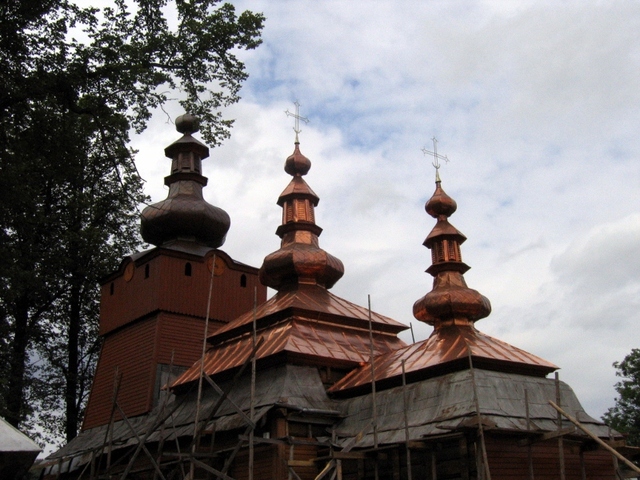 Wysowa - remontowana cerkiew