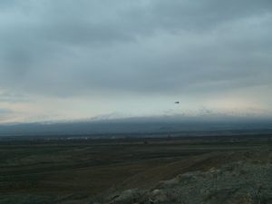 Widok na Ararat,którego nie widać