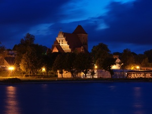 Fara w Pucku (by night)