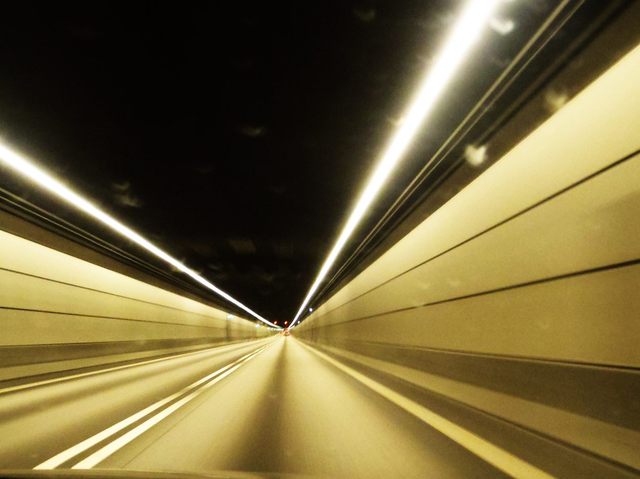 tunel w drodze do Malmo - Szwecja 
