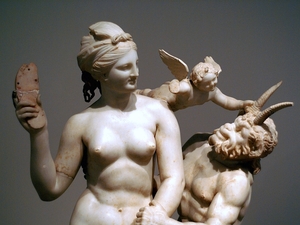 Afrodyta Pan i Eros rzeźba z Delos