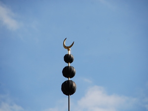 zwieńczenie meczetu w Bohonikach
