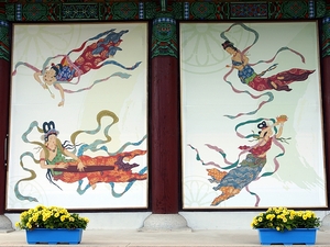 Songnisan dekoracja świątyni