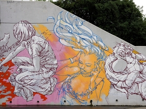 Praga współczesne graffiti