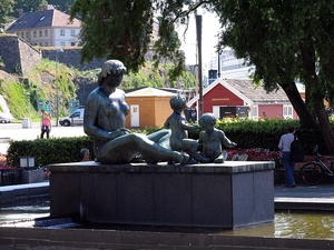 Oslo rzeźba Vigelanda w centrum