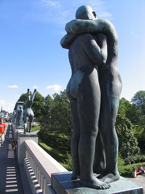 Oslo Frogner park rzeźba Vigelanda