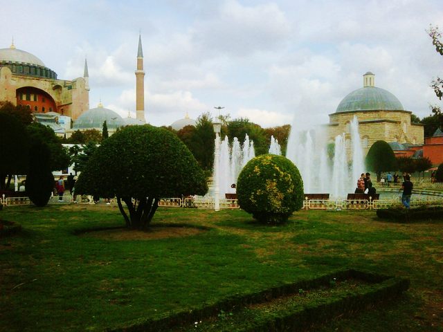 Przed Hagia Sophia