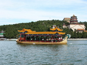 Widok na jezioro Kunming