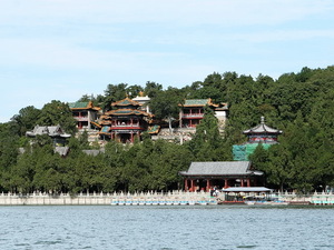 Widok na jezioro Kunming