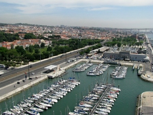 widok na port