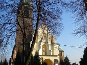 Wojkowice, kościół z kaplicą