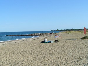 plaża w niedalekim Julesminde