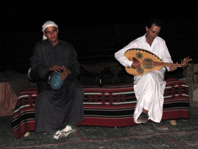 Wadi Rum - muzyka przy kolacji