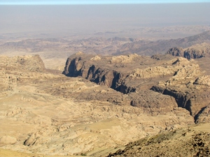 Okolice Wadi Musa - widok na Petrę