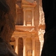 Petra -pierwszy widok na skarbiec