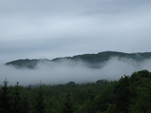Poranek z mgłami- będzie deszcz