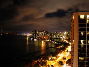 Waikiki nocą