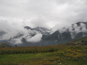 widoczek w drodze do Ollantaytambo