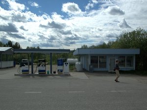 Karigasniemi, miasteczko graniczne FIN-NOR