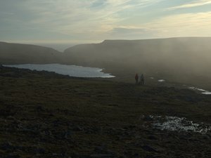 nocna wycieczka na Knivskjellodden, okolice Nordkapp