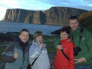 Doszlismy, Nordkapp w tle