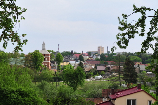 widok ze wzgórza klasztornego na Sierpc